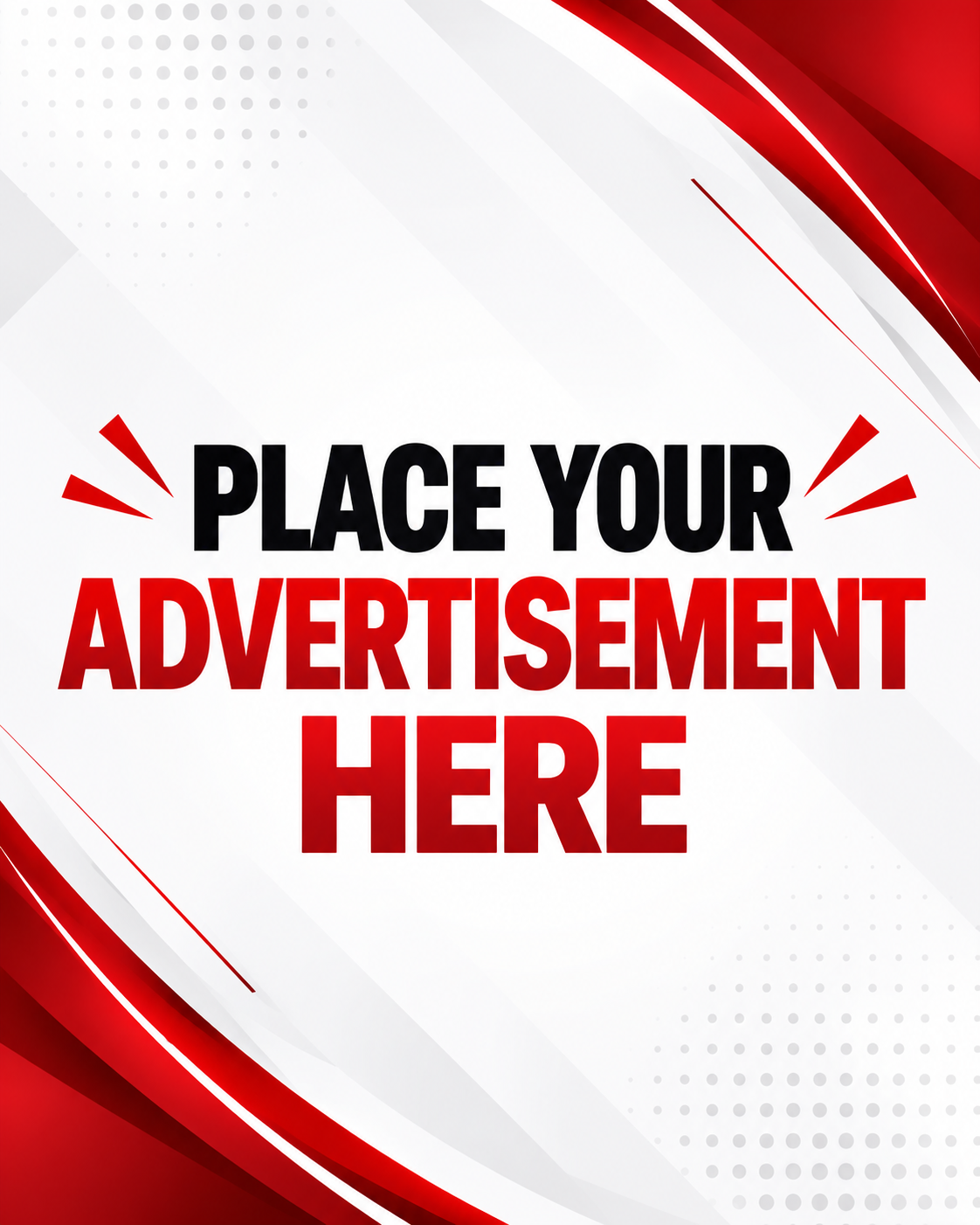 Modern Red and White Advertisement Banner lawandargument.com